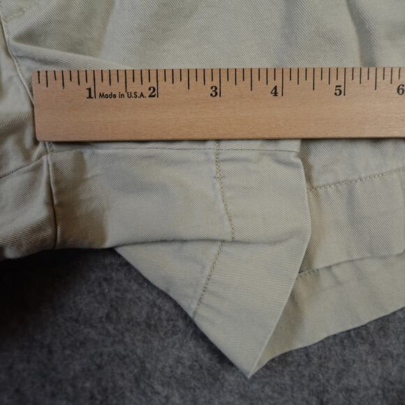 Polo Ralph Lauren Shorts Womens 2 Khaki Chino 4" Tan Preppy Pony Chino Golf - Picture 4 of 8